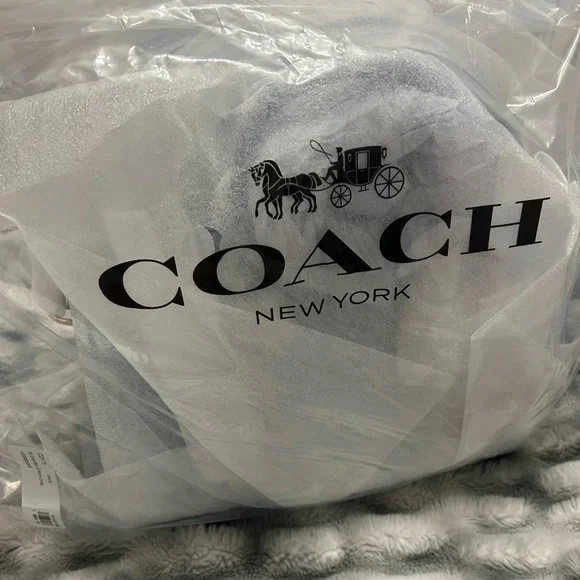 BRAND NEW STILL WRAPPED Coach Large Rowan with Charms in Loved Denim BNWT - Picture 3 of 8